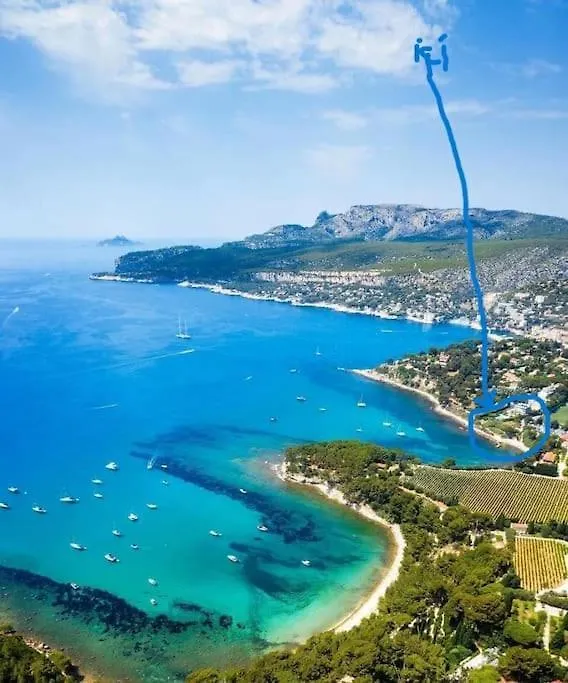 Exceptionnel, 5' Du Village De Cassis, Vue Feerique, Piscine, Parking Apartment Cassis